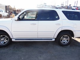 2004 TOYOTA SEQUOIA LIMITED WHITE 4.7L AT 2WD Z18358
